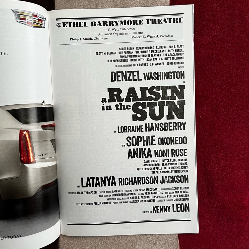 Raisin in the Sun Playbill - Picture 2 of 8
